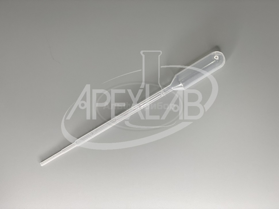Пипетка Пастера 1 мл 145 (143) мм, градуированная, нестерильная (50 шт.)