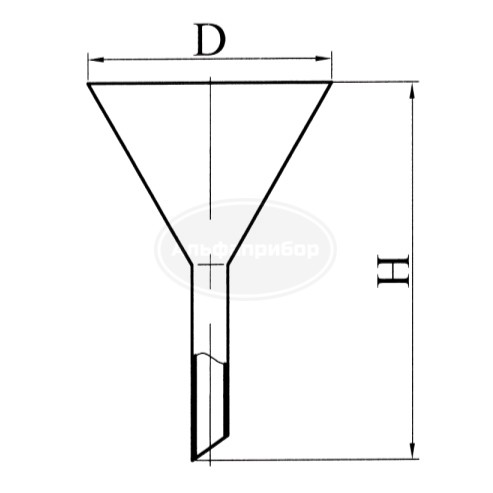 Воронка В-56-80 с фильтром ПОР 160, эскиз 2-1231-04