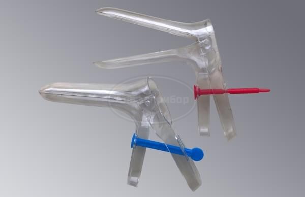 Зеркало гинекологическое по Куско с центральным поворотным фиксатором, стерильное, прозрачное (M) (100 шт.)