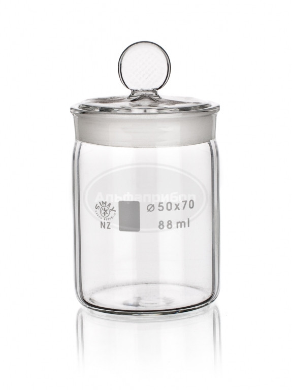 Бюкс высокий 65мл (D=40 H=80мм) SJ 34/12, Simax