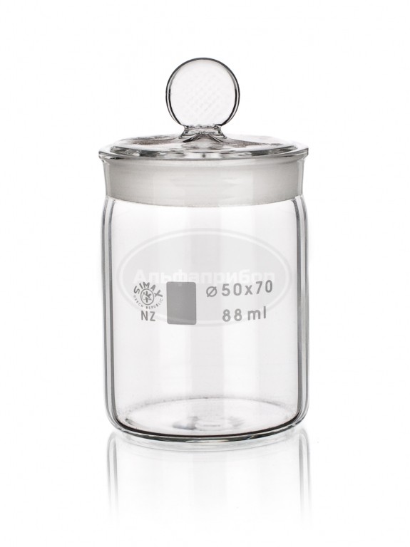 Бюкс высокий 65мл (D=40 H=80мм) SJ 34/12, Simax