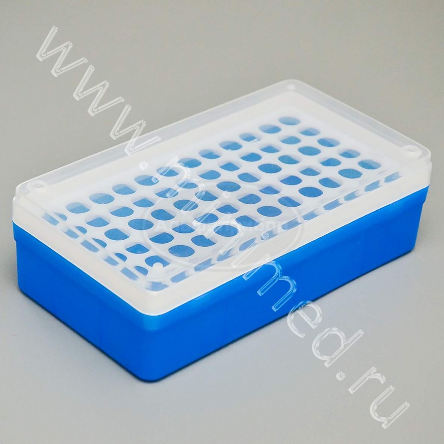 Штатив-бокс для центрифужных пробирок 1,5мл, 72 гнезда, п/п, Greetmed
