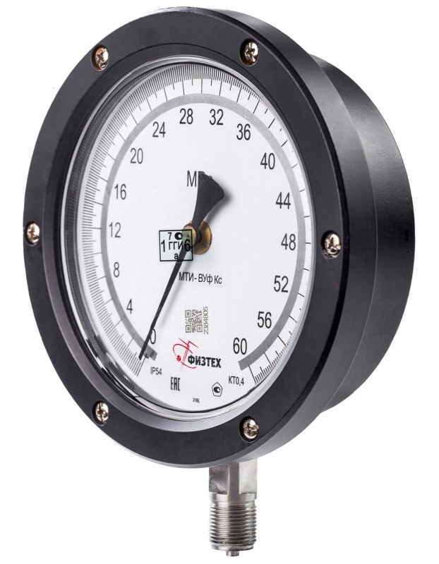 Мановакуумметры, манометры точных измерений виброустойчивые коррозионностойкие МВТИ-ВУф Кс, МТИ-ВУф Кс Корр."0"