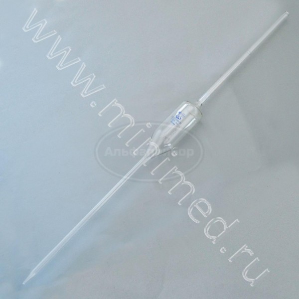 Пипетка с одной отметкой (Мора) 2-2-100 ТУ 9464-013-52876351-2014, ГОСТ 29169-91, МиниМедПром, упаковка 2шт