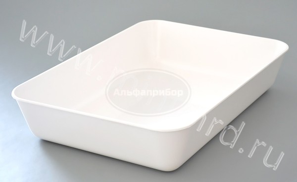 Лоток прямоугольный наружный размер 400*300*80 мм, п/с, Kartell, упаковка 1/10шт