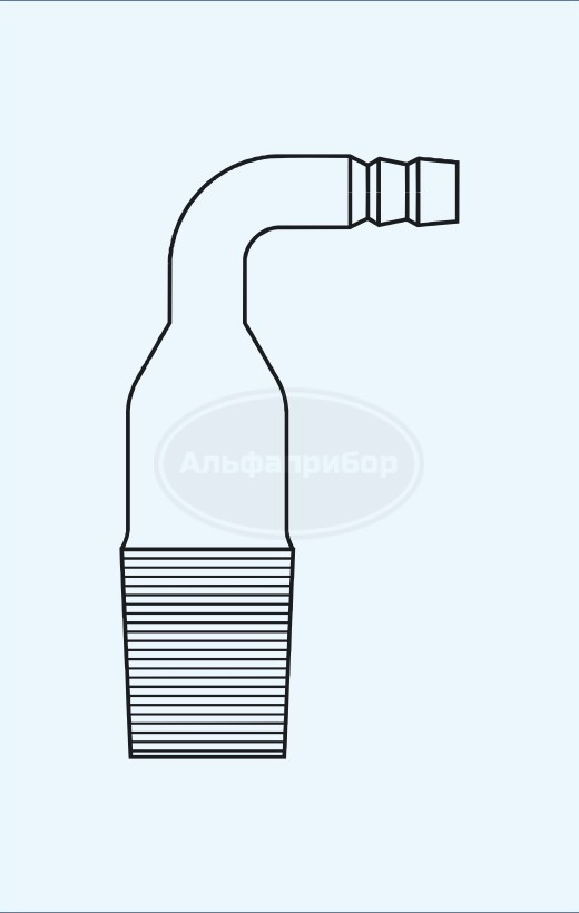 Стандартное соединение с изогнутой оливой SJ 29/32, Technosklo