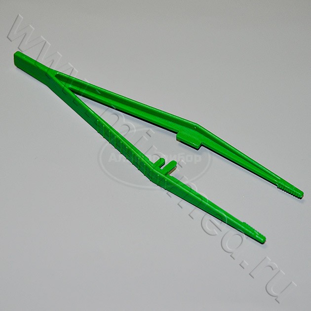 Пинцет длина 15 см, п/с., нестерильный, упаковка 100шт