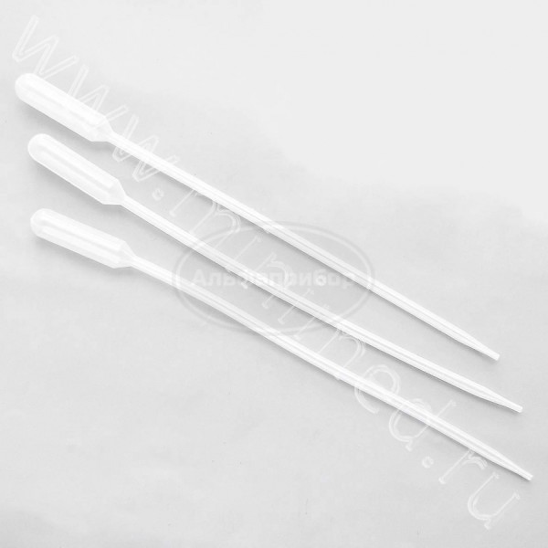 Пипетка для переноса жидкости (Пастера) 2мл, нестерильная, дл.226 мм, без шкалы, упаковка 500шт, ТУ 32.50.50-028-29508133-2019, МиниМед