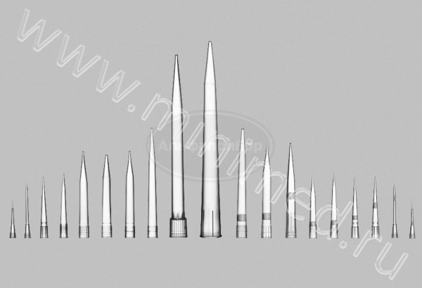 Наконечники для пипеточных дозаторов Sartorius нестерильные, без фильтра, 10-1000мкл, Optifit стандартные, 71,5мм, упаковка 480шт, FlexiBulk (LH-B791004)