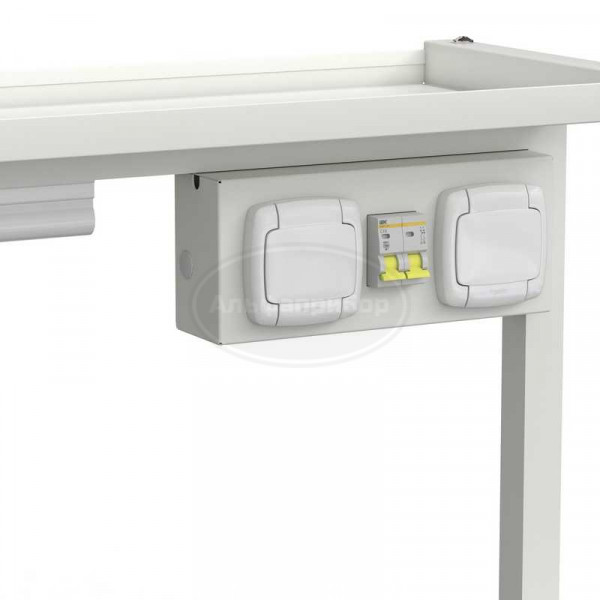 Панель с электрикой для нижней полки 270x133x81 мм