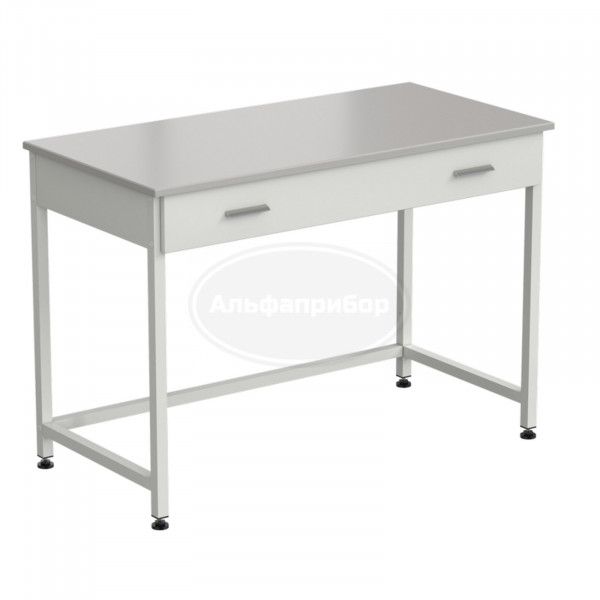 Стол лабораторный с 1 ящиком 1200х600х850 мм, раб. поверхность - Durcon