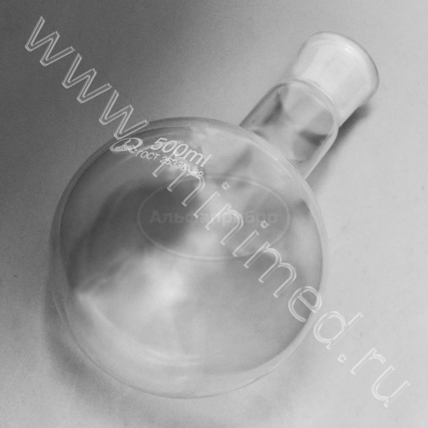 Колба К-1-500-29/32 ТУ 9464-019-29508133-2015, ТС, МиниМед, упаковка 8 / кор. 48шт