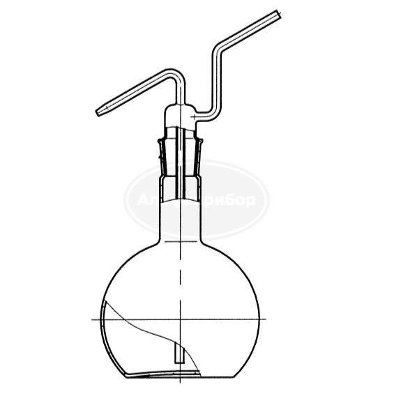 Промывалка 1000мл КШ 29/32