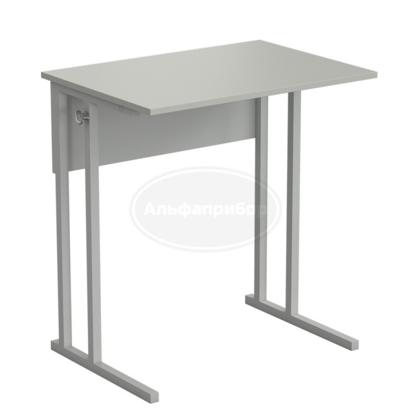Стол ученический упрощенный 700х500х760 мм, раб. поверхность - серый ламинат