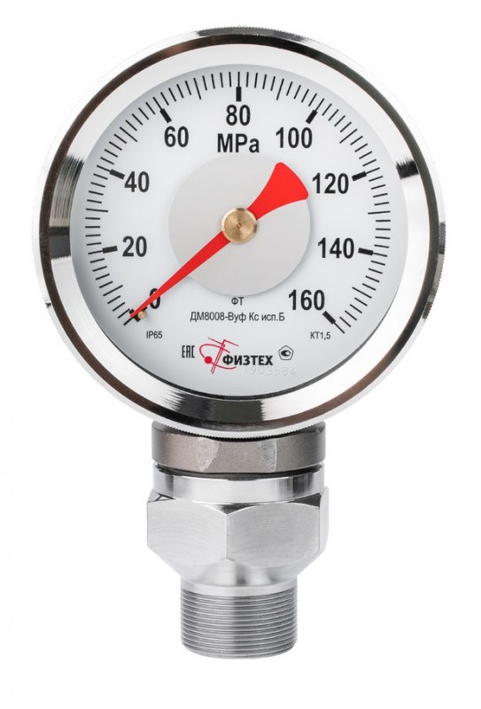 Буровые манометры ДМ8008-ВУф Кс исп Б (160 мм)
