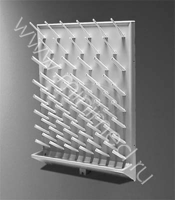 Сушилка для лабораторной посуды, п/с, 450*630*110мм, на 72 предмета, Kartell, упаковка 1шт