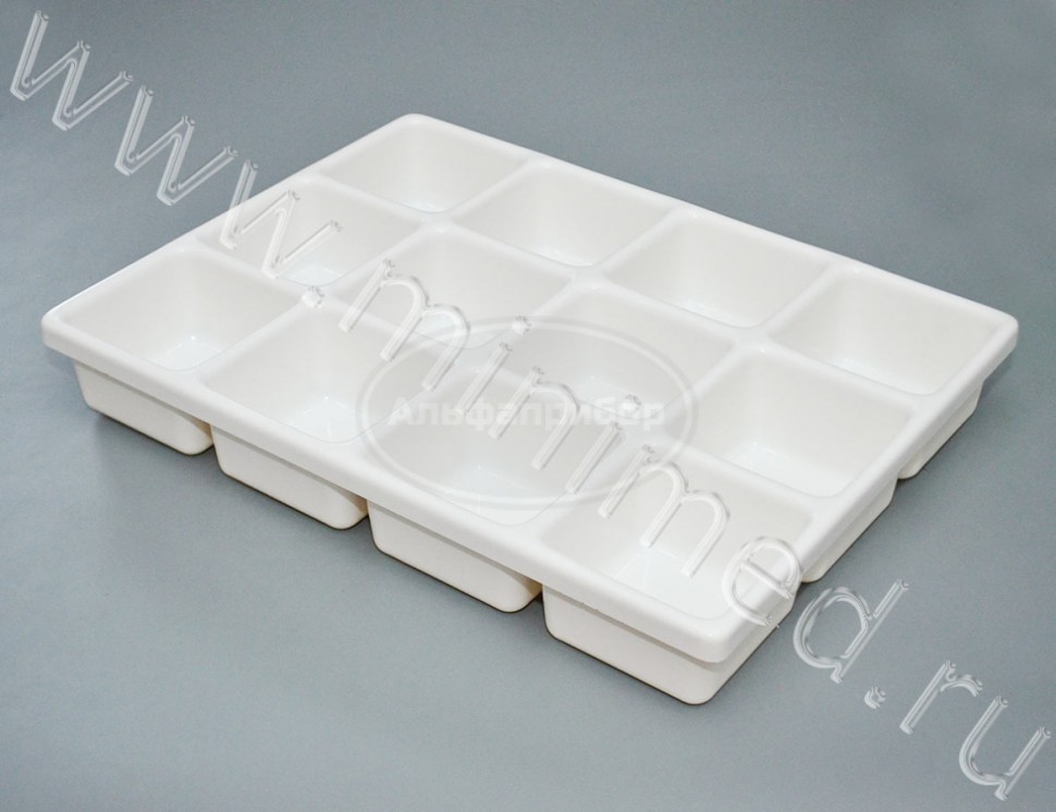 Лоток для мелких предметов,12 ячеек, 403*303*63 мм, ПВХ, Kartell