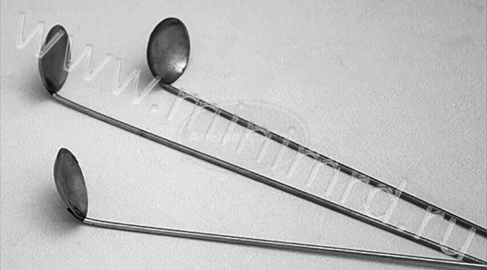 Ложка химическая для сжигания, нержавеющая сталь L=300 мм, упаковка 1/20шт