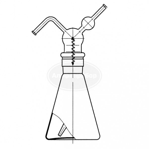 Промывалка 250мл КШ 29/32