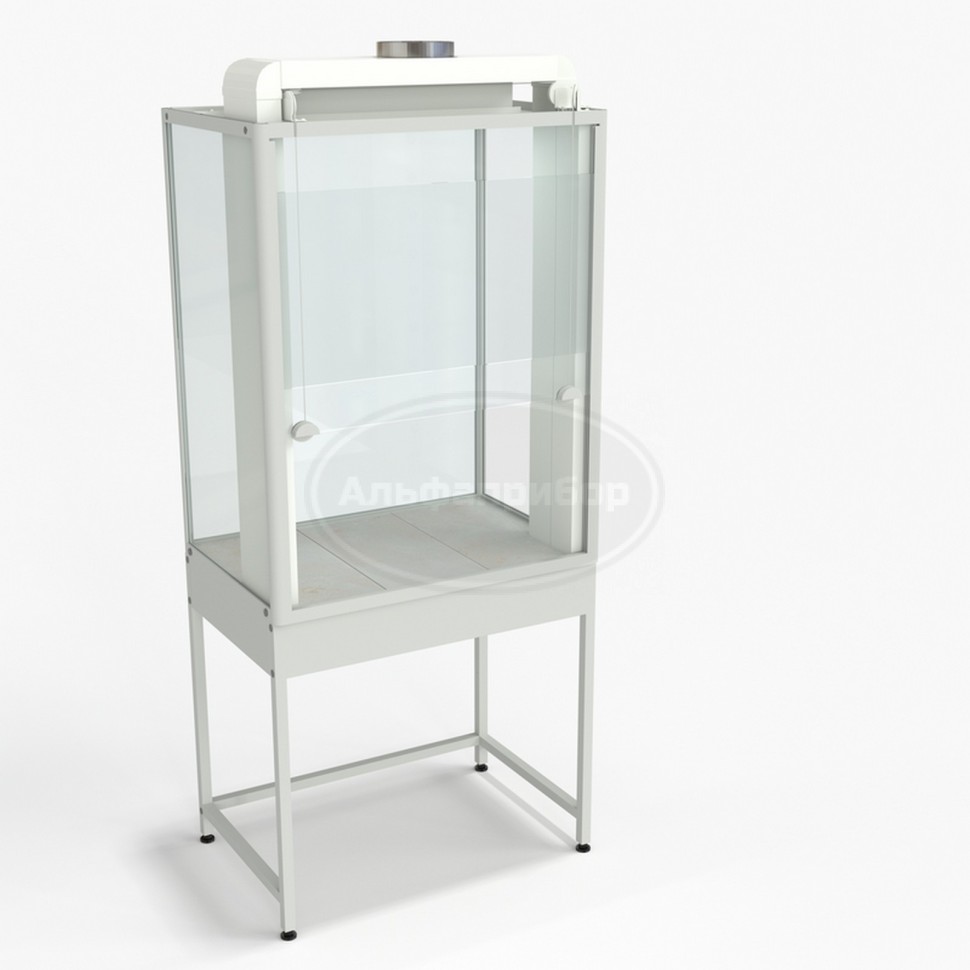 Шкаф демонстрационный напольный 950х650х2245 мм, раб. поверхность - керамика