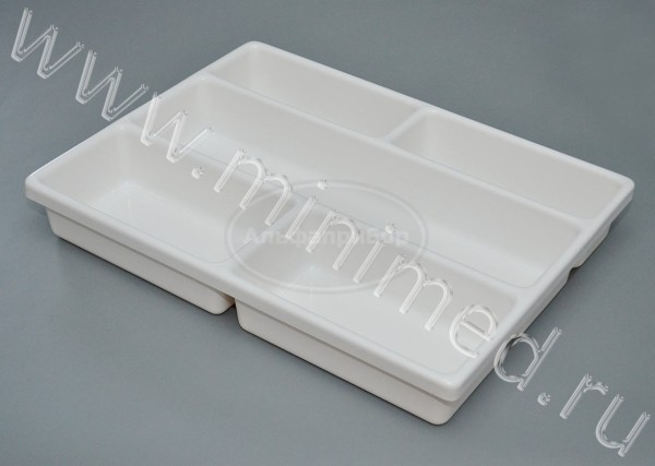 Лоток для мелких предметов, 5 ячеек, 404*304*64 мм, ПВХ, Kartell