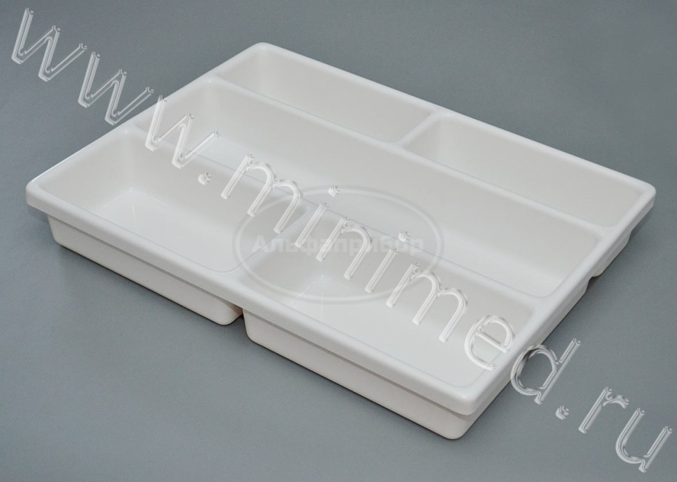 Лоток для мелких предметов, 5 ячеек, 404*304*64 мм, ПВХ, Kartell