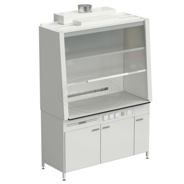 Шкаф вытяжной без подвода воды с электрикой 1520х750х2160 мм, раб. поверхность - Labgrade