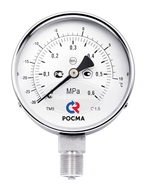 Манометр аммиачный ТМ-511 NH3
