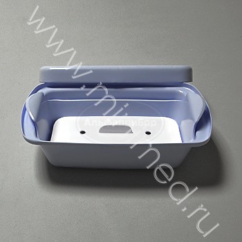 Контейнер полимерный с перфорированным поддоном и крышкой для предстерилизационной очистки, химической дезинфекции и стерилизации медицинских изделий, КДС-1