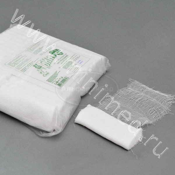 Бинт марлевый медицинский 5*10 нестерильный по ГОСТ 1172-93, упаковка 30шт