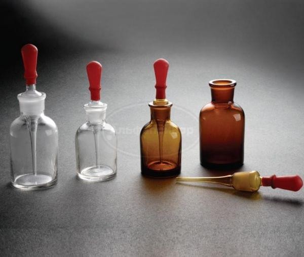 Капельница Страшейна 2-60 мл с колпачком, темное стекло