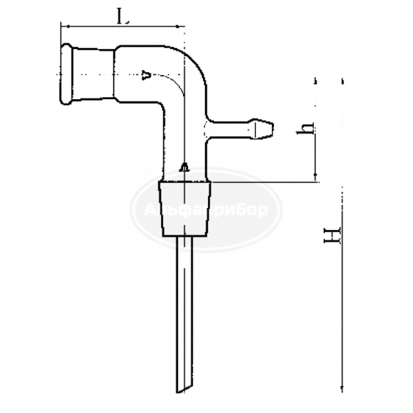 Алонж АИО-П-29/32-14/23, эскиз 5-404