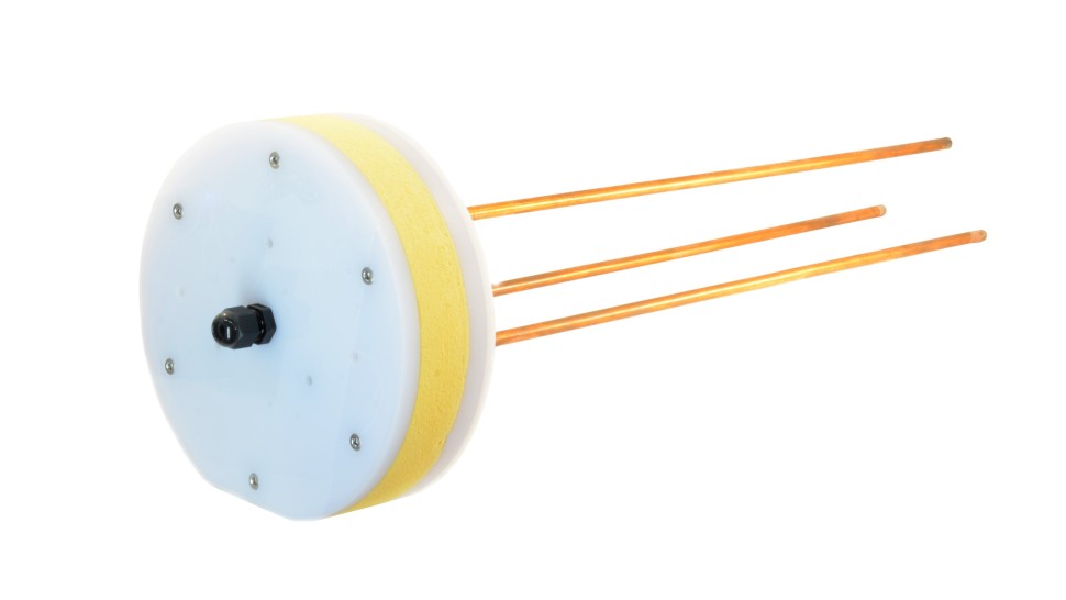 Вставка для термостата ТПП-1 с 3 трубами 4мм Микрофор