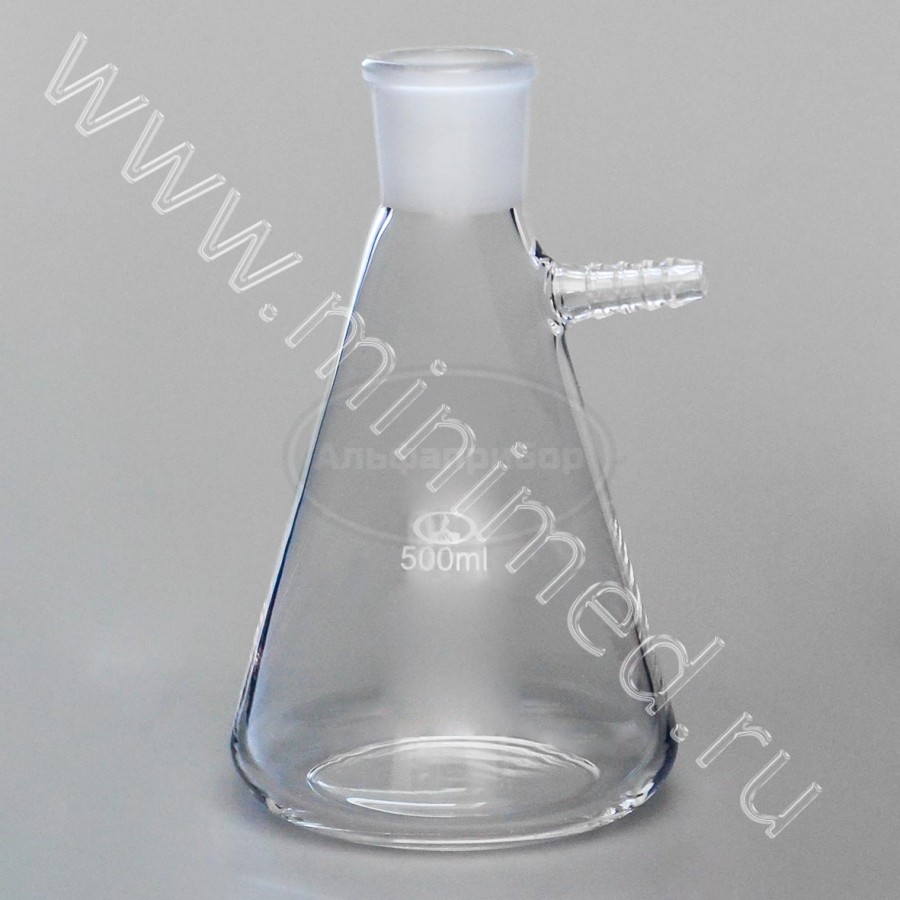 Колба 2-500-29/32,ТС, с тубусом (Бунзена), ТС, упаковка 8/48шт