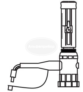 Дозатор диапазон 0.50-5.00мл деления 0.10мл, Simax