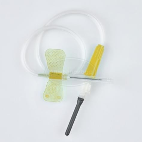 Игла-бабочка двусторонняя с луер-адаптером IMPROVACUTER 25G
