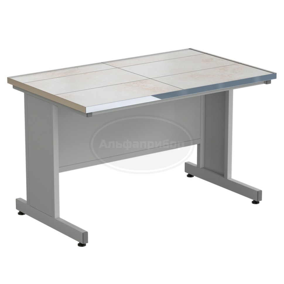 Стол пристенный 1212х750х750 мм, раб. поверхность - керамика