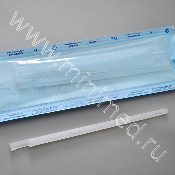 Петля ректальная прямая пластиковая (автоклавируется), нестерильная, уп,5шт, Bacter (BR-020)