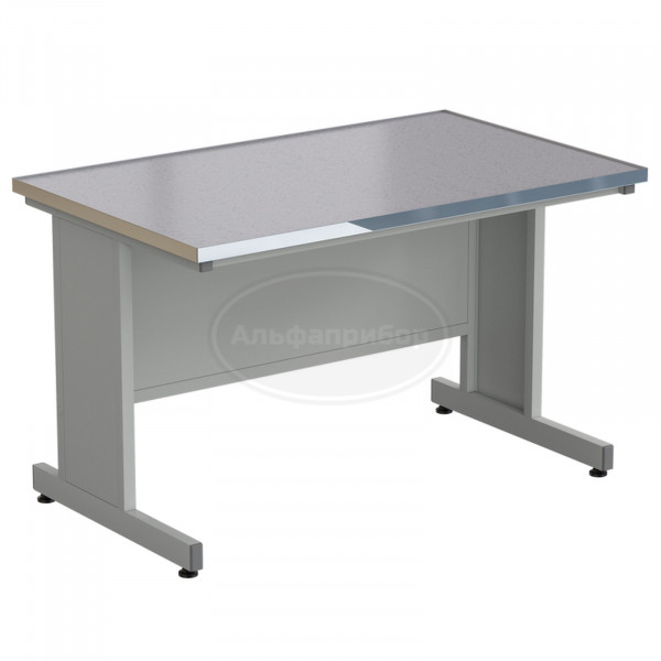 Стол пристенный 1212х750х750 мм, раб. поверхность - монолитный керамогранит