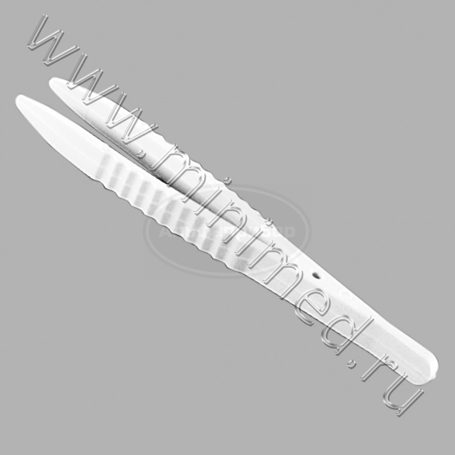 Пинцет длина 12,4 см, АБС, нестерильный, упаковка 10/100шт, Aptaca