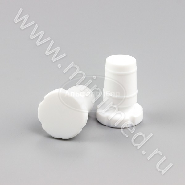 Пробка коническая конус 24/29, d нижний 21,1 мм, ПТФЭ, Кartell, упаковка 1шт