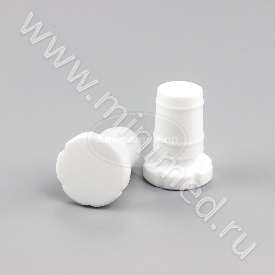 Пробка коническая конус 24/29, d нижний 21,1 мм, ПТФЭ, Кartell, упаковка 1шт