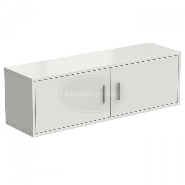 Полка настенная 1200х340х380 мм, белый металл