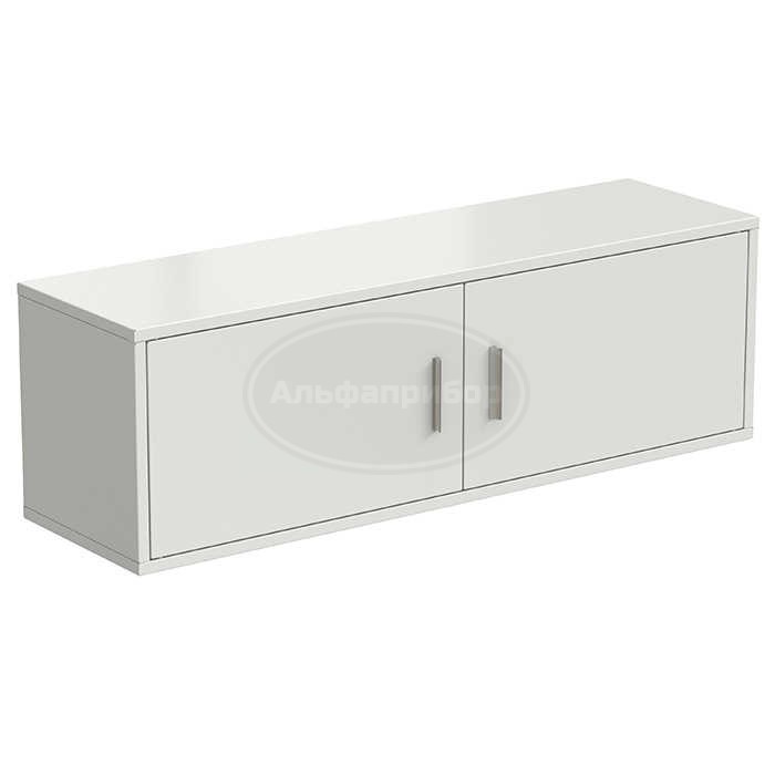 Полка настенная 1200х340х380 мм, белый металл