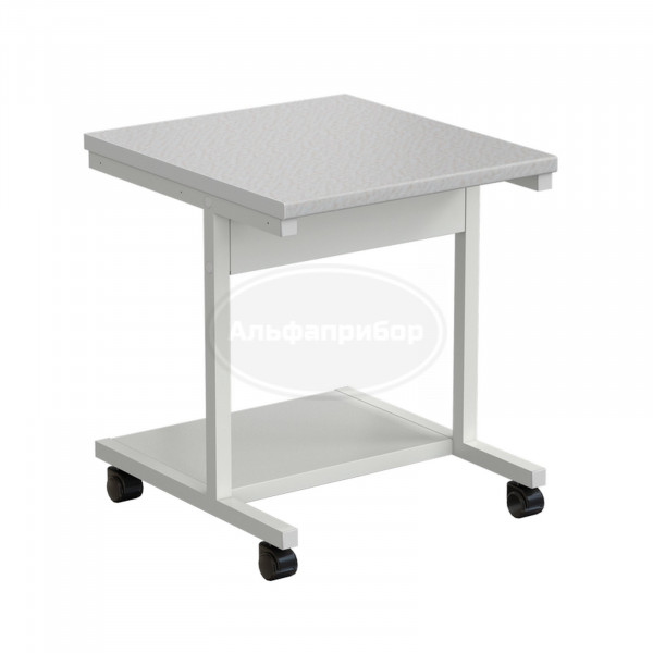 Стол подкатной 600x550x640 мм, раб. поверхность - белый ламинат