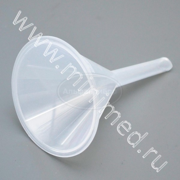 Воронка с ребрами диам. 40мм, стебель d-6мм, L-40мм, п/п, LAMAPLAST, упаковка 10шт