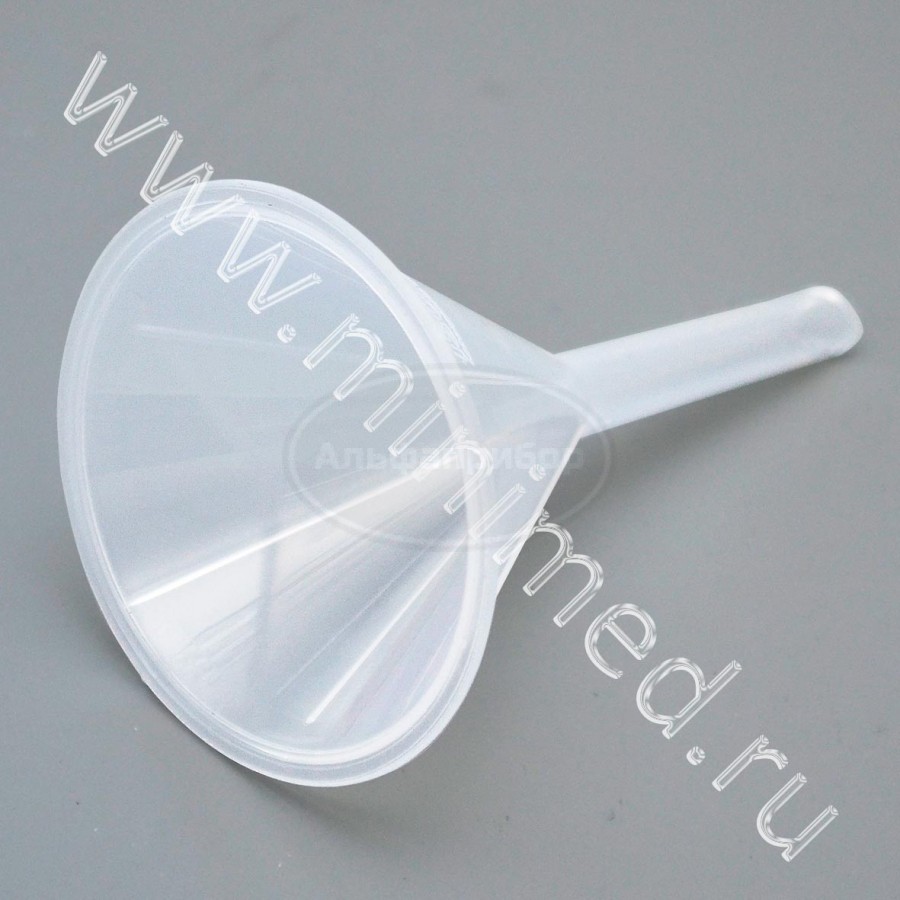 Воронка с ребрами диам. 40мм, стебель d-6мм, L-40мм, п/п, LAMAPLAST, упаковка 10шт