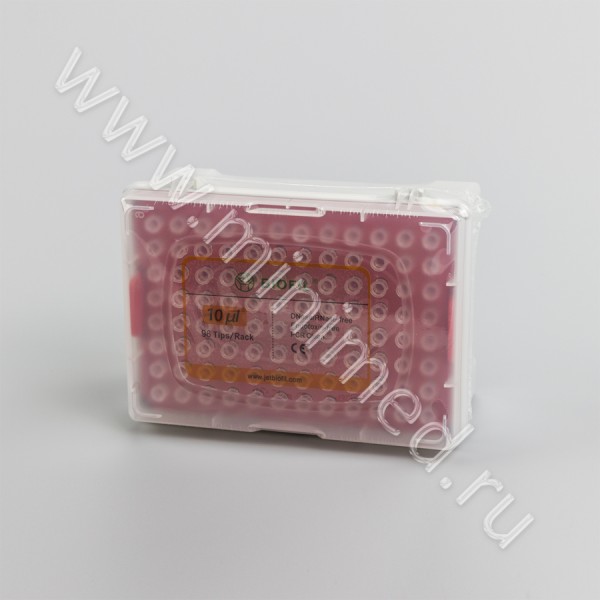 Наконечник для дозаторов 0,1-10 мкл, универсальный, стерильный, без фильтра, без ДНК-аз, РНК-аз, Jet Bio-Filtration, упаковка 96ш/кор.10упаковка /20упаковка