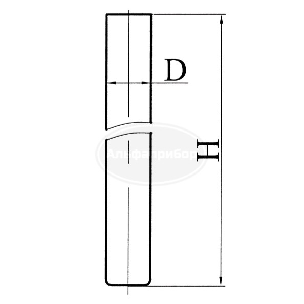 Пробирка, эскиз 2-648-09