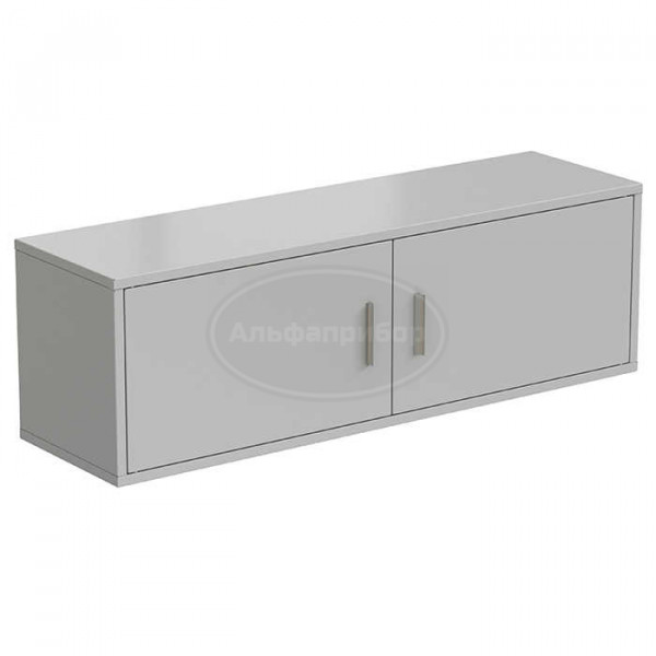 Полка настенная 1200х340х380 мм, серый металл